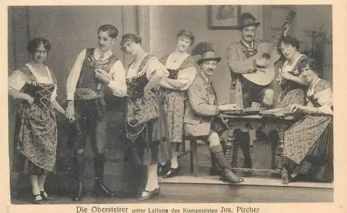 Die Obersteirer unter Leitung des Komponisten Jos. Pircher