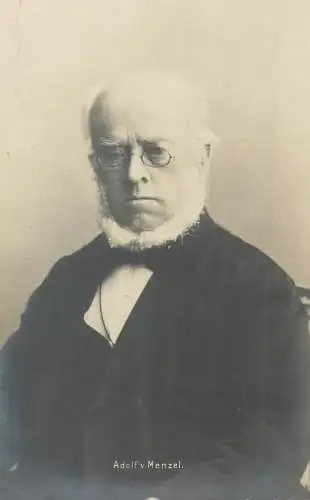 Adolph Menzel German Realist artist noted for drawings, etchings and paintings