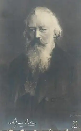 German composer, pianist, and conductor Johannes Brahms