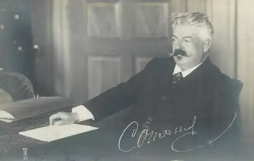 Swiss politician and member of the Swiss Federal Council (1899-1912) Robert Comtesse Free Democratic Party 1909