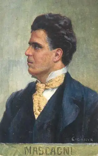 Italian composer Pietro Mascagni