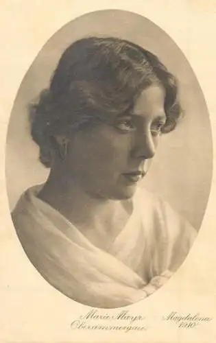 Marie Mayr as Magdalena Oberammergau 1910