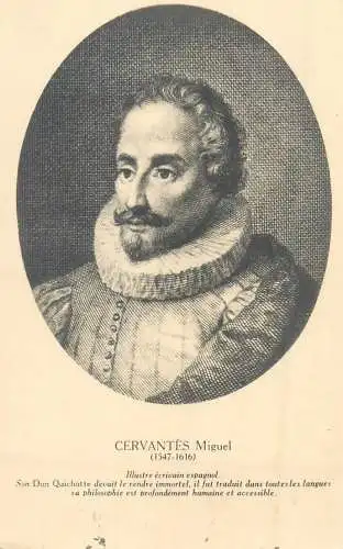 Early Modern Spanish writer Miguel de Cervantes