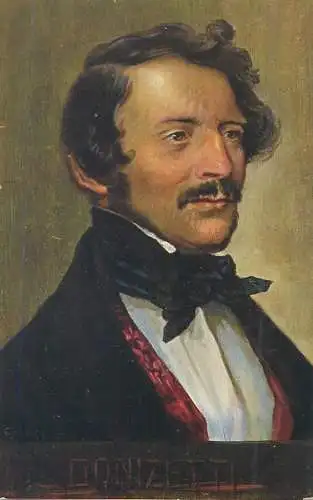 Italian composer Gaetano Donizetti