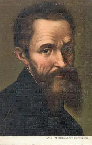 Italian sculptor, painter, architect and poet of the High Renaissance Michelangelo Buonarroti