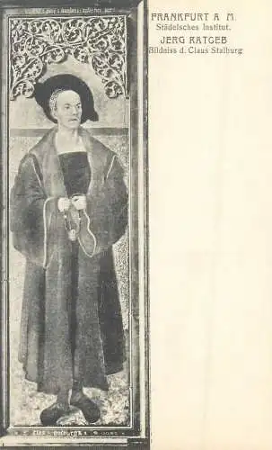 Jerg Ratgeb bildnis Claus Stalburg German painter during the Renaissance Rfankfurt am Main Stadelsches Institut