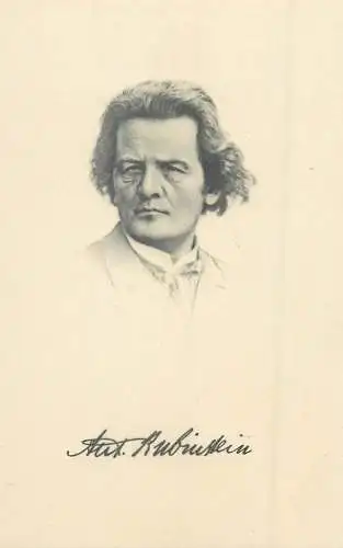 Russian pianist, composer and conductor Anton Rubinstein