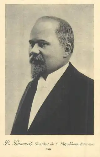 R. Poincare president de la Republique francaise