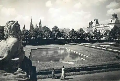 Europe Hungary Budapest Udvozlet Szegedrol 1961 postcard