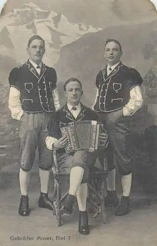 Gebruder Moser Biel 7 music trio harmonica