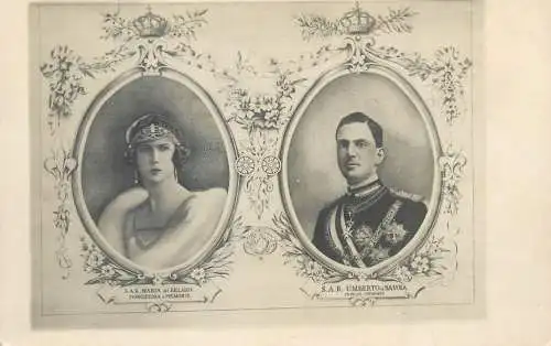 S.A.R. Maria del Belgio Principessa di Piemonte S.A.R. Principe Umberto di Savoia