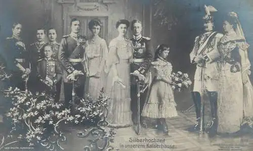 Silberhochzeit in unserem Kaiserhause Kaiser Wilhelm II marriage