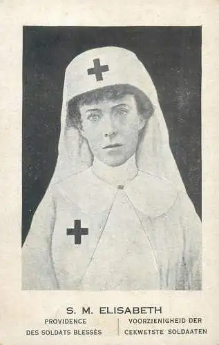 S.M. Elisabeth providence des soldats blesses red cross croix rouge