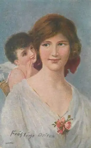 B. Dietze Liebesgefluster lovely lady & love cupid