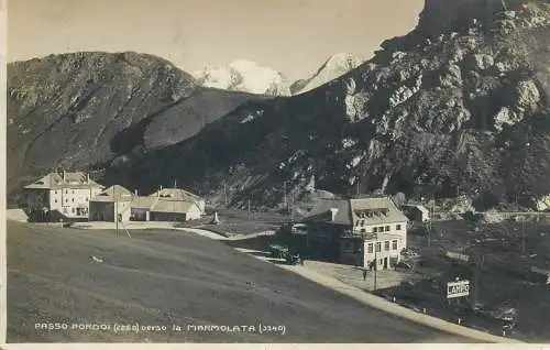 PASSO PORDOI VERSO LA MARMOLATA 1925