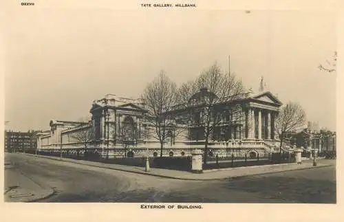 LONDON, Tate Gallery, Millbank - Exterior of the Building
