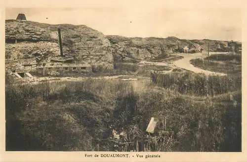 Military Fort de Douaumont Great War WW1 postcard