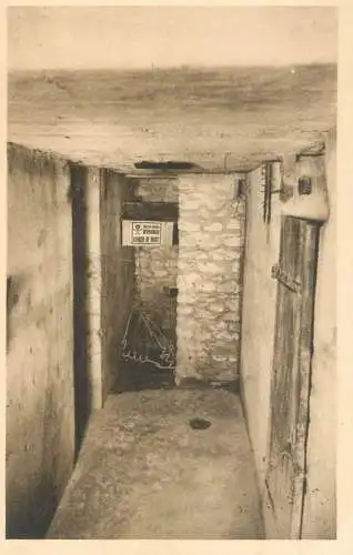 Military Fort de Vaux WW1 escalier postcard