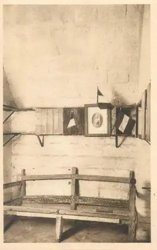 Military Fort de Vaux WW1 poste de commandement et chambre du Commandant Raynal postcard