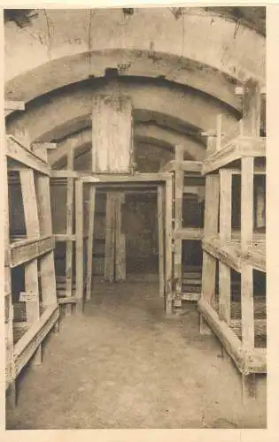 Military Fort de Vaux WW1 casemate betonee logement des hommes postcard