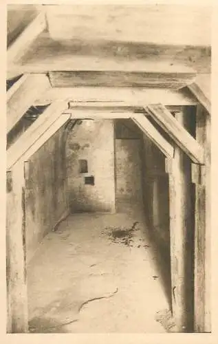 Military Fort de Vaux WW1 galerie consolidee par les Francais apres 1916 postcard