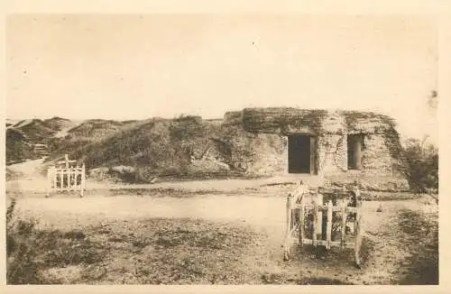 Military Fort de Vaux WW1 vue generale de la casemate de Bourges Est postcard