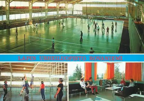 Europe Finland Lapin Urheiluopisto Rovaniemi sport scenes postcard