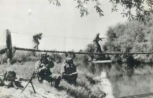 Romanian army military drill