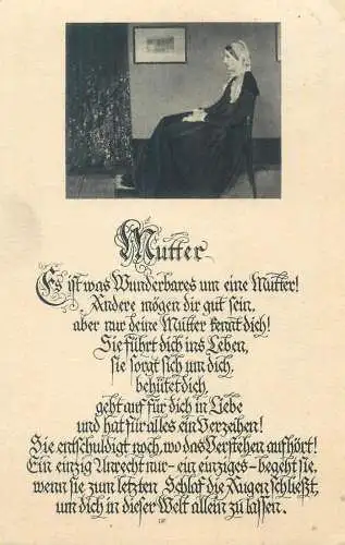 Mutter poetry poem 1937 Allemagne