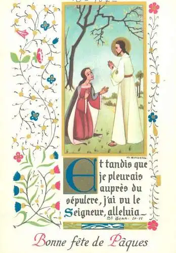 Religion Jesus and prayer Christianity beliefs postcard