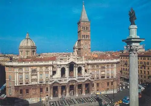 Europe Italy Rome Basilique de St Maria Maggiore clocktower  postcard