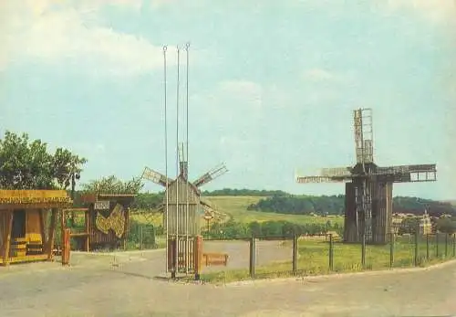 Europe Ukraine Kiev windmill postcard