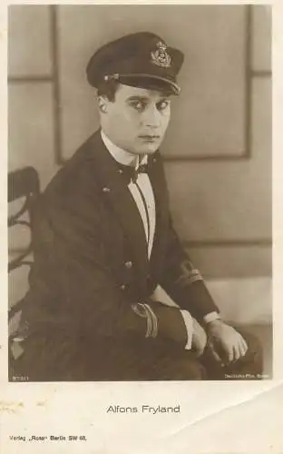Movie Film start actors Alfons Fryland Berlin postcard