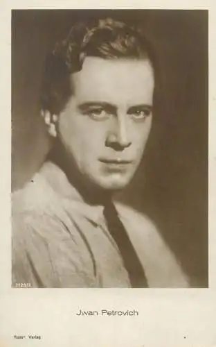 Movie Film start actors Jwan Petrovich postcard