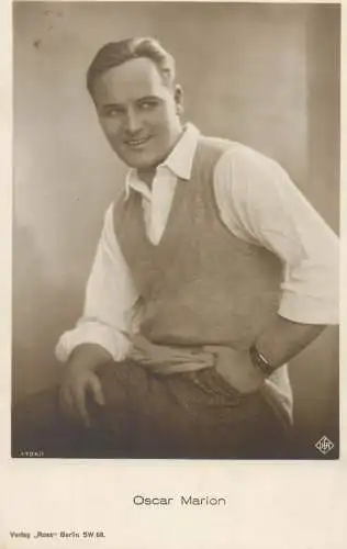 Movie Film start actors Oscar Marion Berlin postcard