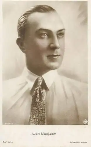 Movie Film start actors Iwan Mosjukin postcard