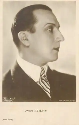 Movie Film start actors Jwan Mosjukin Universal Matador postcard