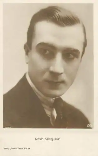 Movie Film start actors Iwan Mosjukin Berlin postcard