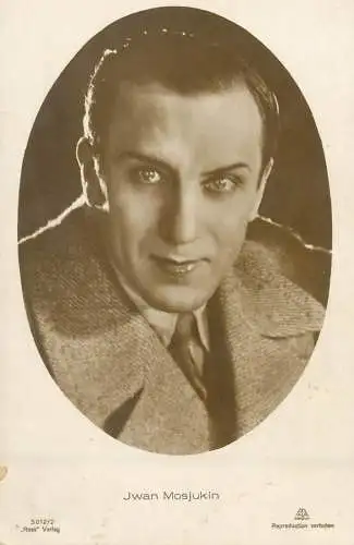 Movie Film start actors Jwan Mosjukin postcard