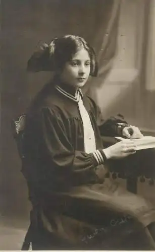 Studio photo postcard Houghton Margate