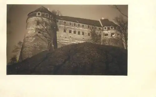 Real photo postcard 1938 castle to identify