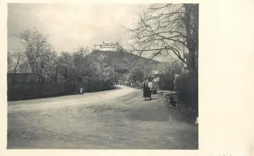 SLOVAKIA Krasna Horka castle real photo postcard