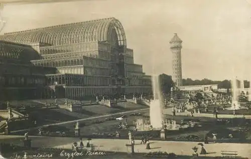 Crystal Palace the fountains 1909