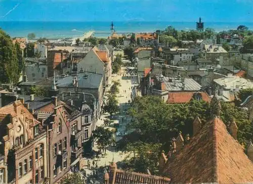 Europe Hungary Sopot widok ogolny sea side postcard