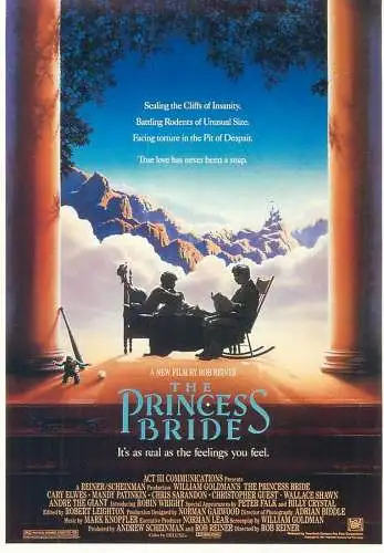 Cinema movie poster film advertising postcard The Princess Bride