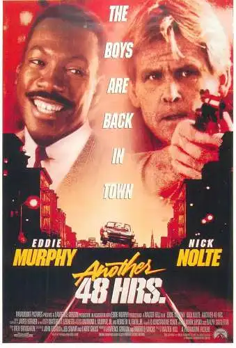 Cinema movie poster film advertising postcard Eddie Murphy Nick Nolte in Another 48 Hours