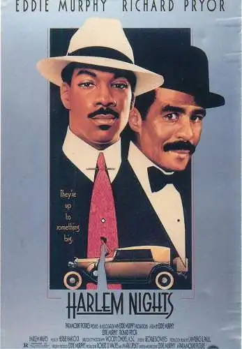 Cinema movie poster film advertising postcard Eddie Murphy Richard Pryor in Harlem Nights