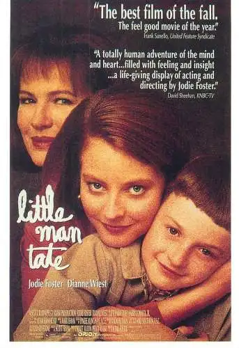 Cinema movie poster film advertising postcard little man tate Jodie Foster Diane Wiest