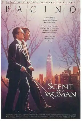 Cinema movie poster film advertising postcard Al Pacino in Scent of a Woman