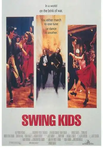Cinema movie poster film advertising postcard Swing Kings